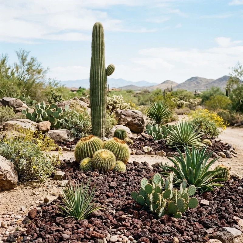 Lava Rock Garden Ideas
