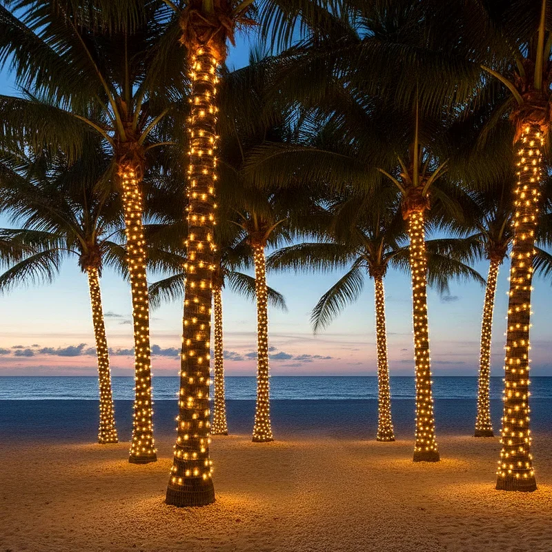 Palm Tree Lighting Ideas