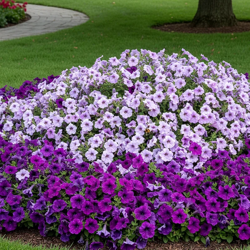 Petunia Flower Bed Ideas