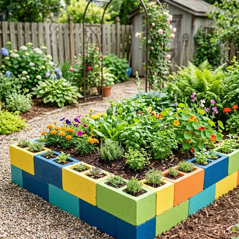 Cinder Block Garden Bed Ideas