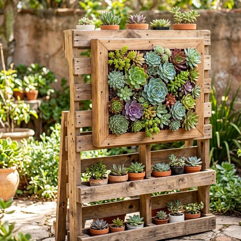 Pallet Plant Stand Ideas