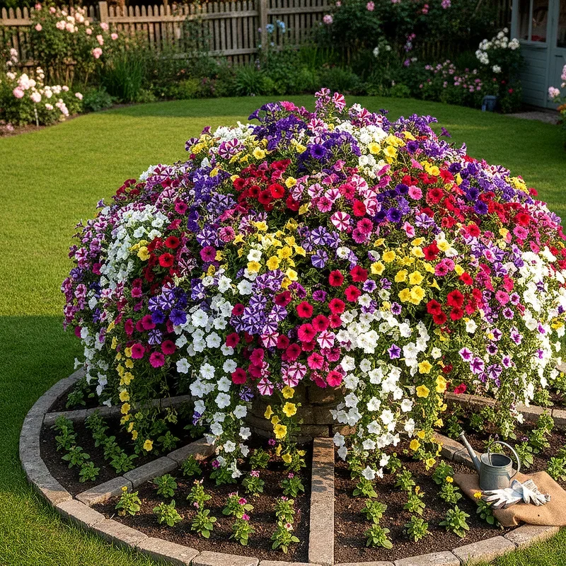 Petunia Flower Bed Ideas