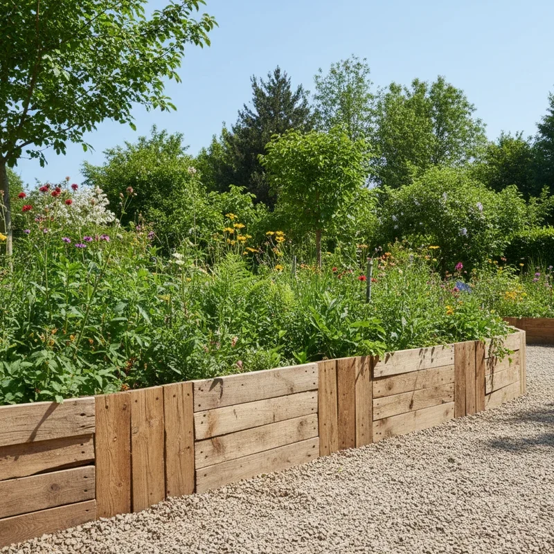 Wood Garden Edging Ideas