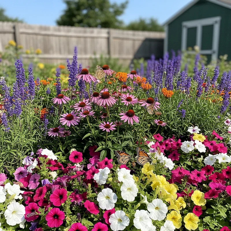 Petunia Flower Bed Ideas