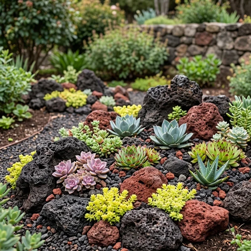 Lava Rock Garden Ideas