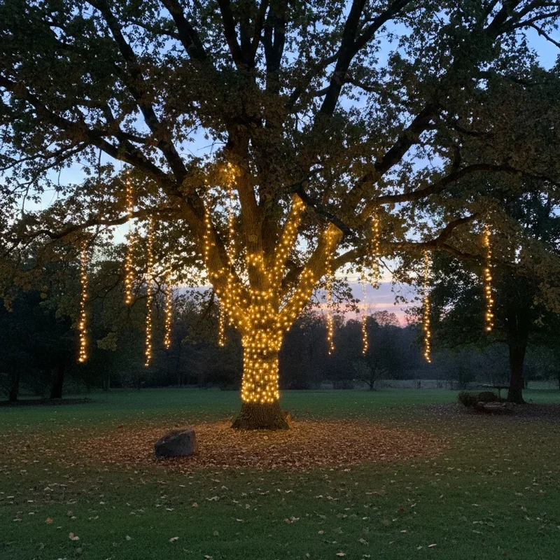 Outdoor Tree Lights Ideas