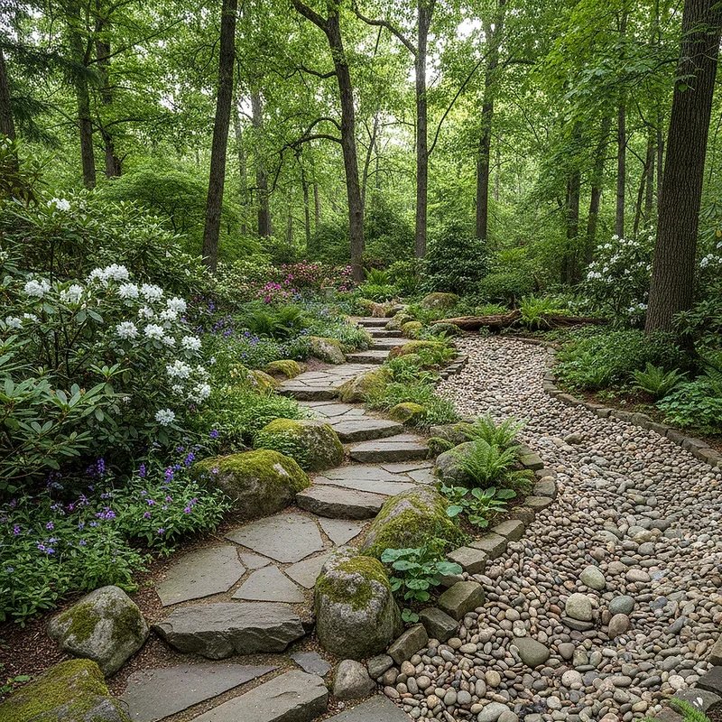Woodland Garden Path Ideas