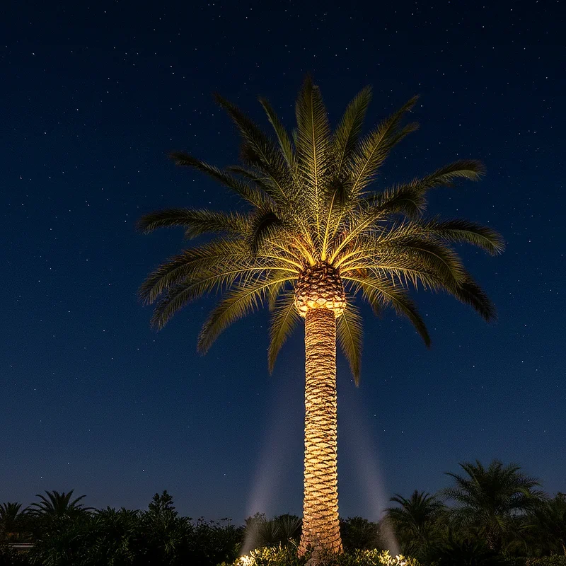 Palm Tree Lighting Ideas