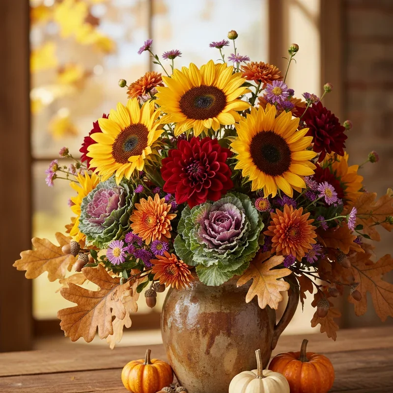Fall Flower Arrangement Ideas