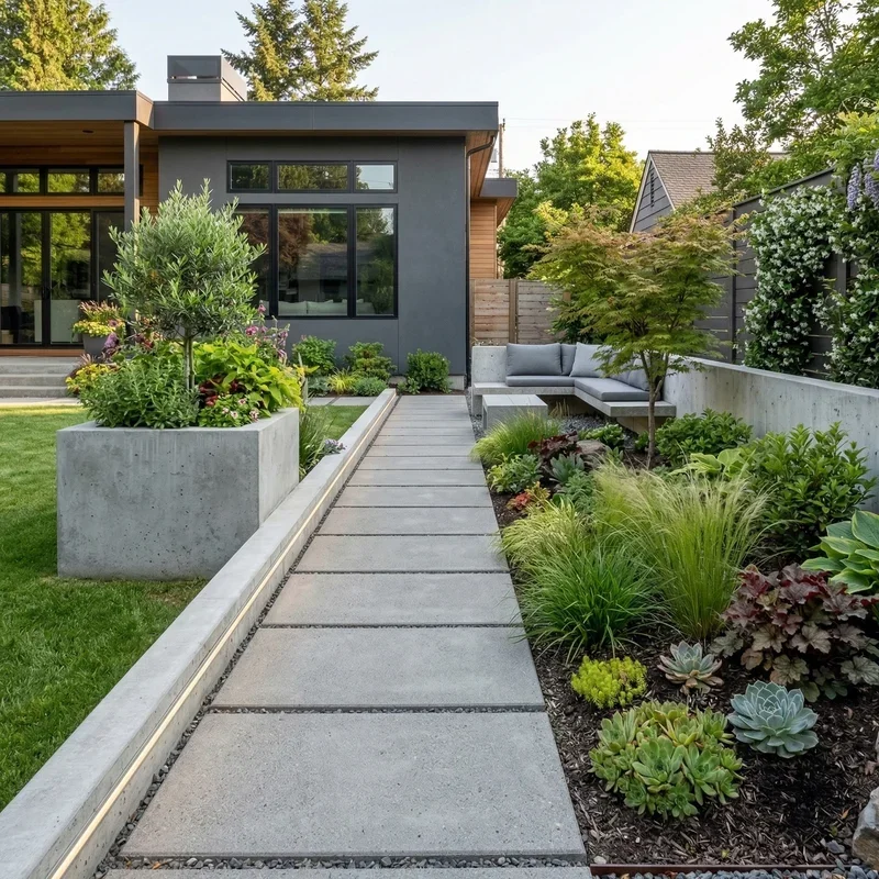 Concrete Garden Ideas