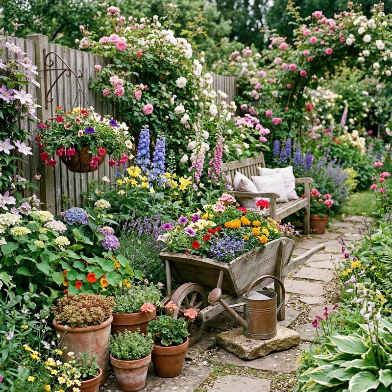 15 Flower Garden Decor Ideas to Brighten Outdoor Spaces