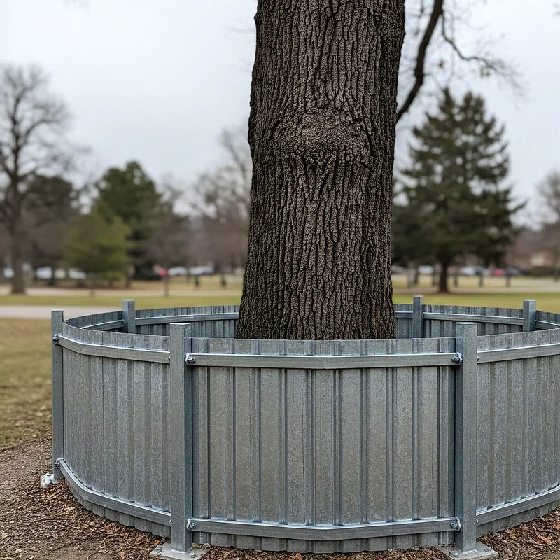 Fence Around Tree Ideas