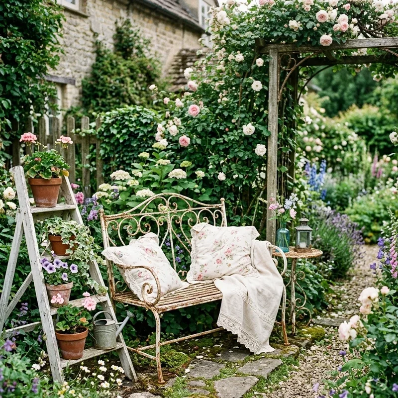 Romantic Shabby Chic Garden Ideas