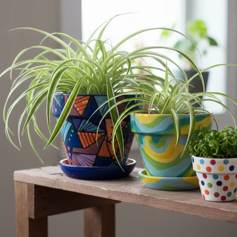 Spider Plant Pot Ideas