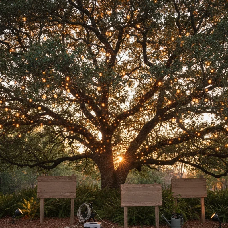 Outdoor Tree Lights Ideas