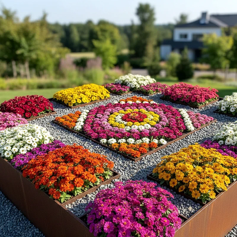 Zinnia Flower Bed Ideas