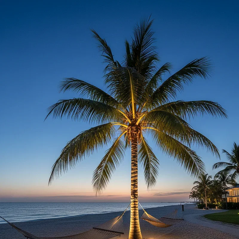 Palm Tree Lighting Ideas
