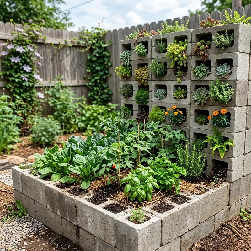Cinder Block Garden Bed Ideas