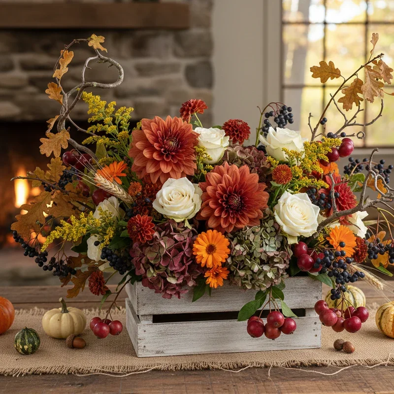Fall Flower Arrangement Ideas