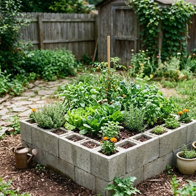 Cinder Block Garden Bed Ideas