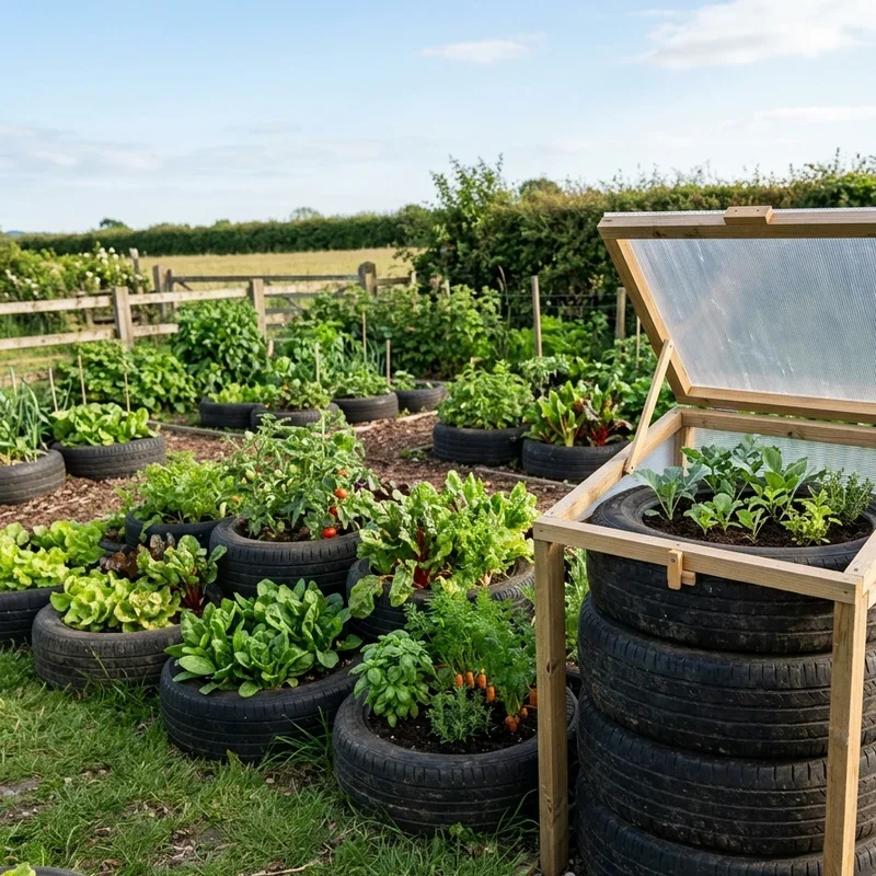 Tire Vegetable Garden Ideas