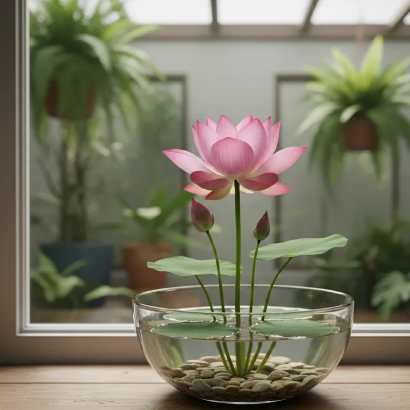 How to Grow a Lotus Flower Indoors