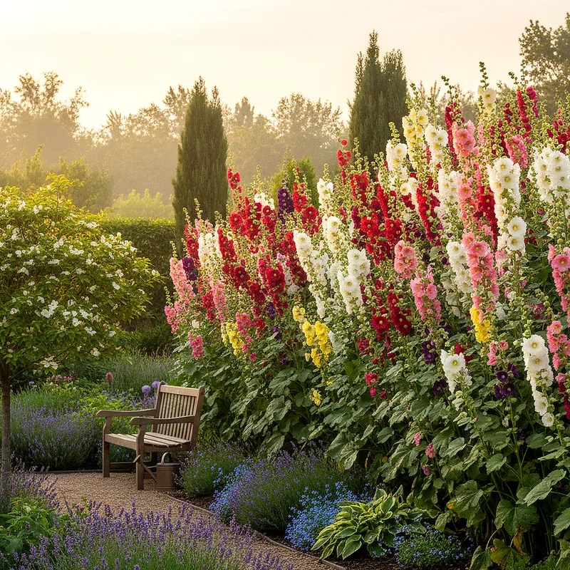 Hollyhock Garden Ideas