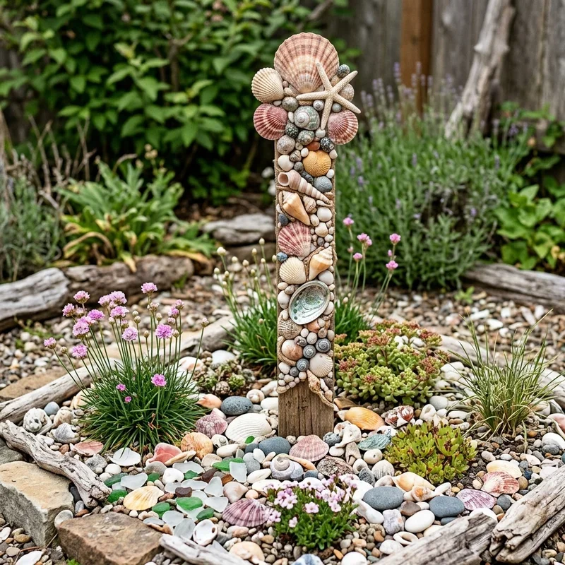 Seashell Garden Ideas