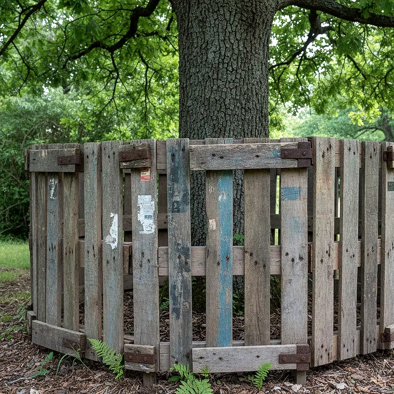 Fence Around Tree Ideas