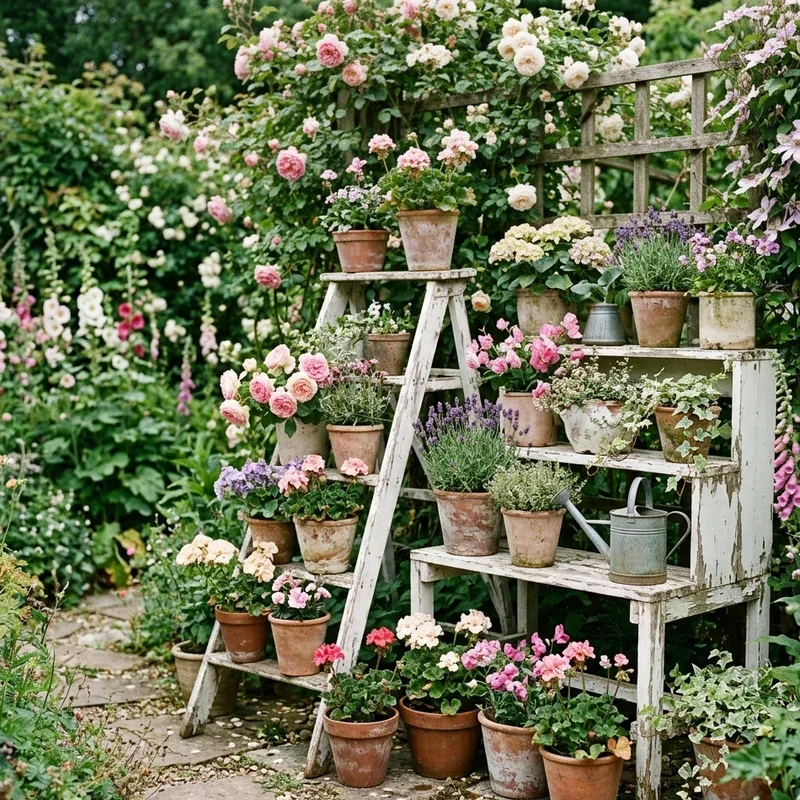 Romantic Shabby Chic Garden Ideas