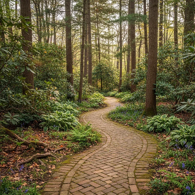 Woodland Garden Path Ideas