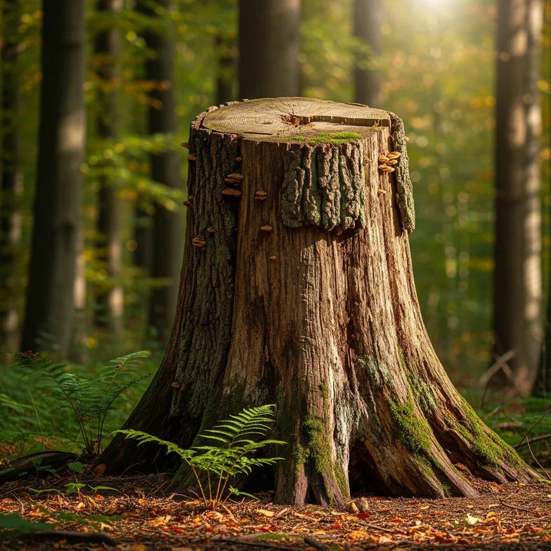 15 Tall Tree Stump Ideas to Enhance Your Garden Look