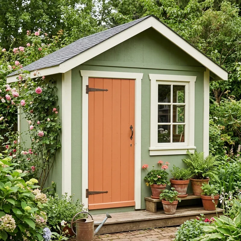 Garden Shed Paint Color Ideas