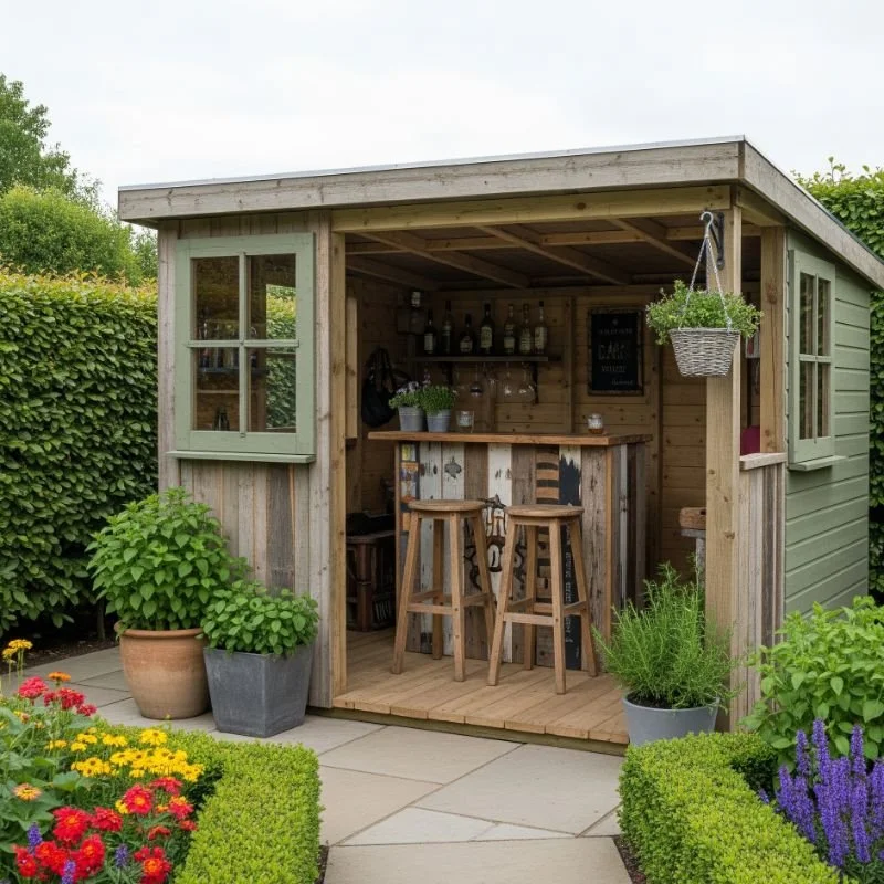 15 Garden Bar Shed Ideas for Stylish Backyard Fun