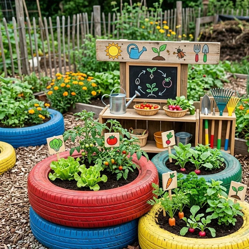 Tire Vegetable Garden Ideas
