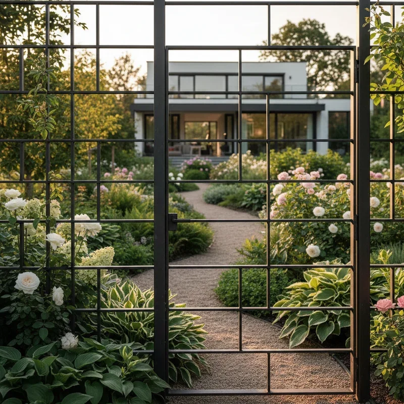 Metal Garden Fence Ideas