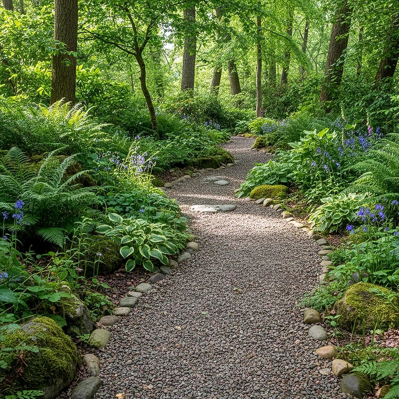 Woodland Garden Path Ideas