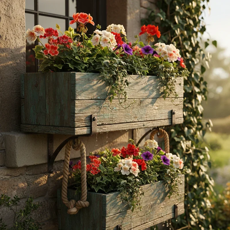 Wooden Flower Box Ideas
