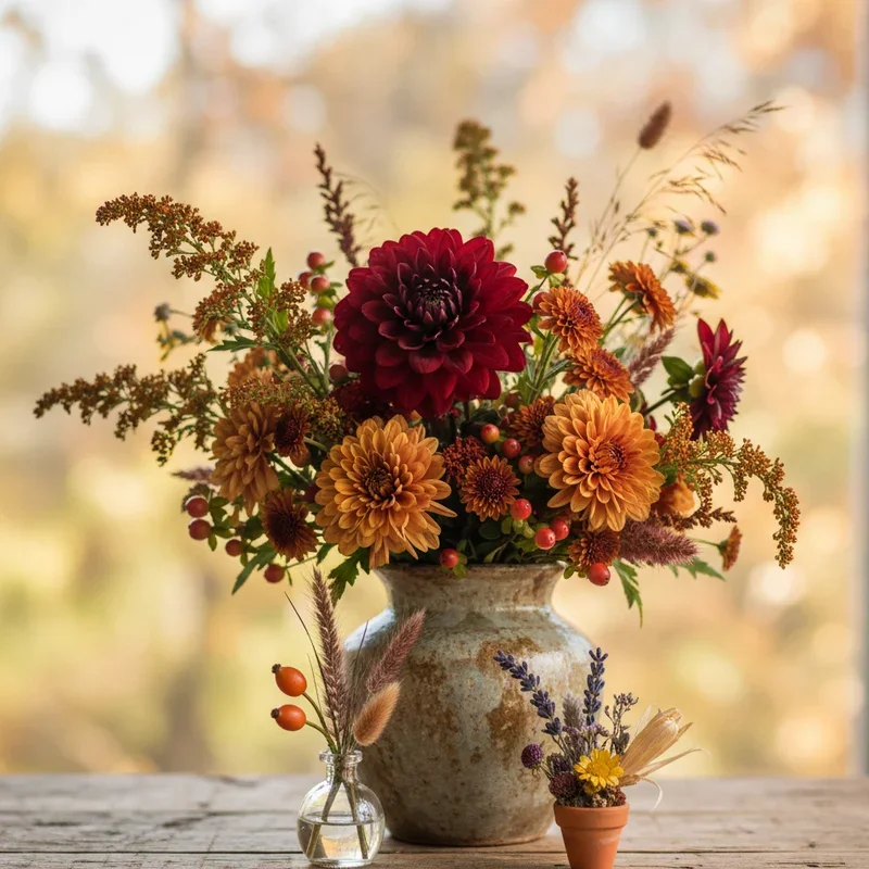 Fall Flower Arrangement Ideas