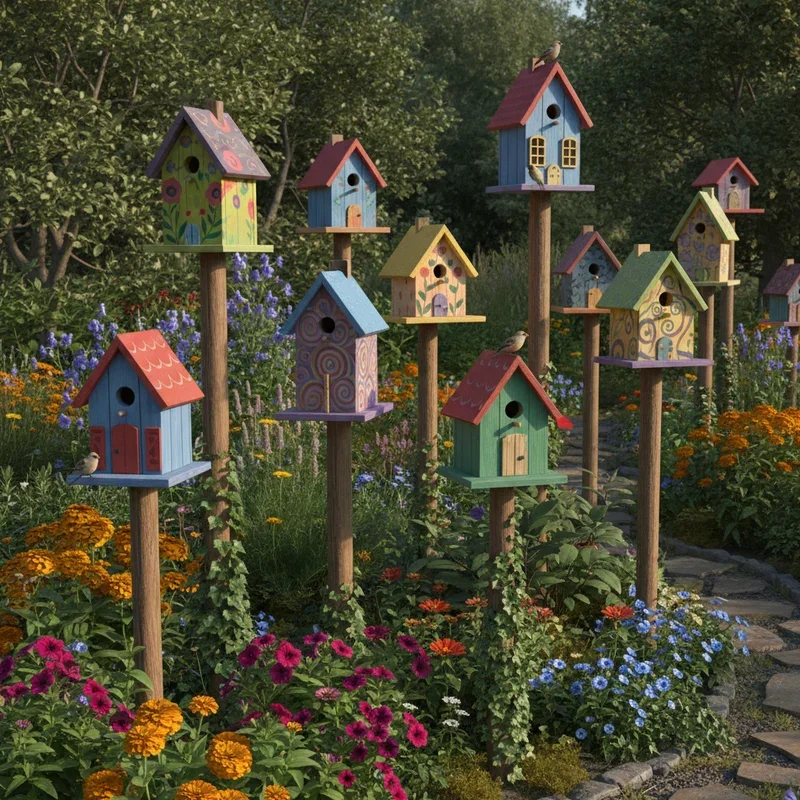 Birdhouse Garden Ideas