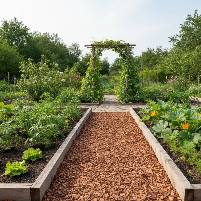 Wood Chip Garden Ideas
