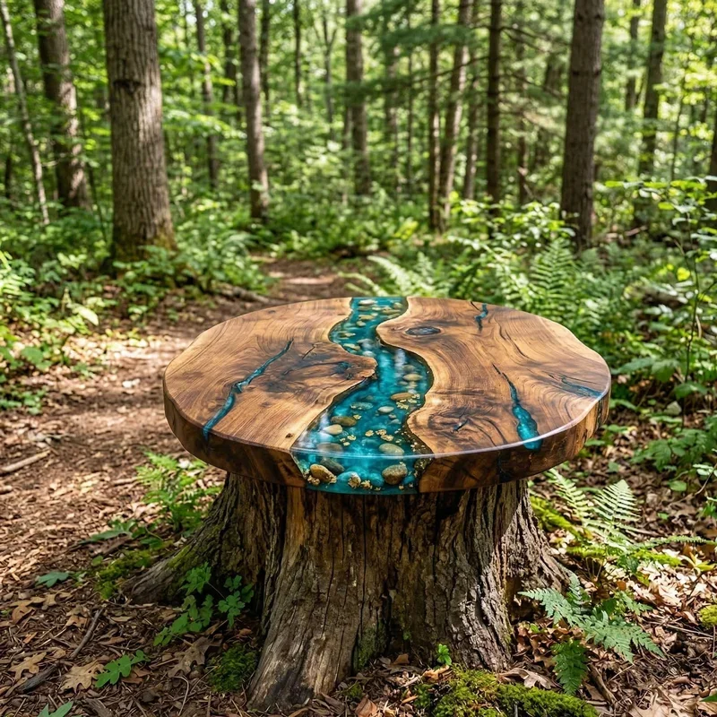Tree Stump Bench Ideas