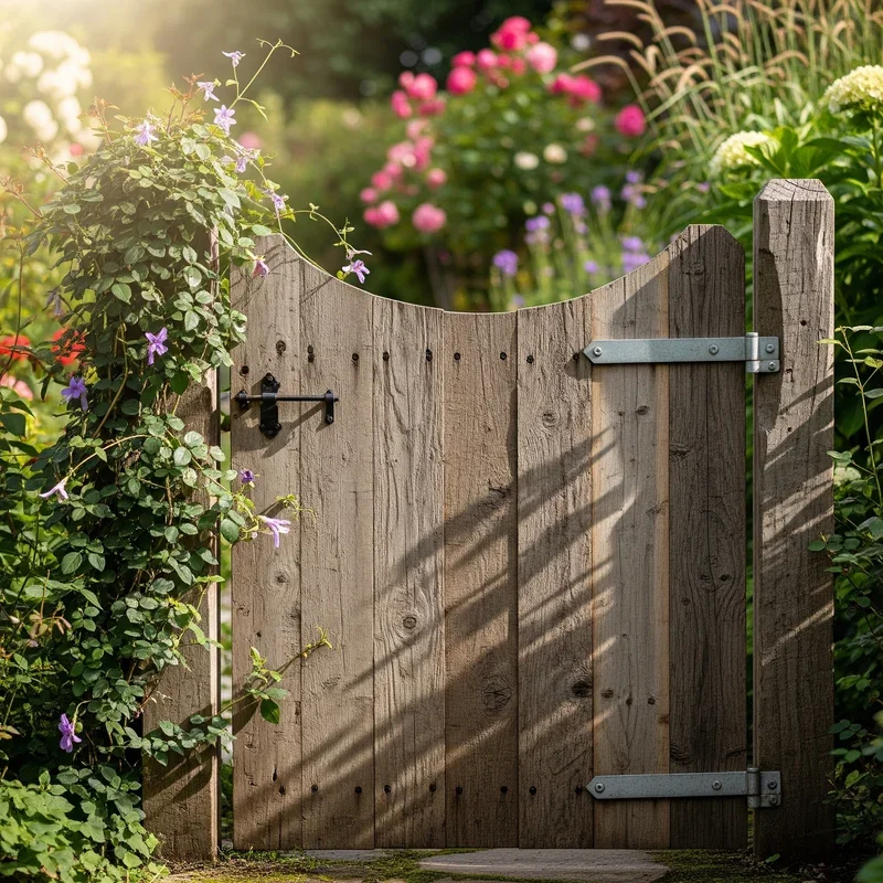 15 Wood Garden Gate Ideas to Enhance Your Landscape