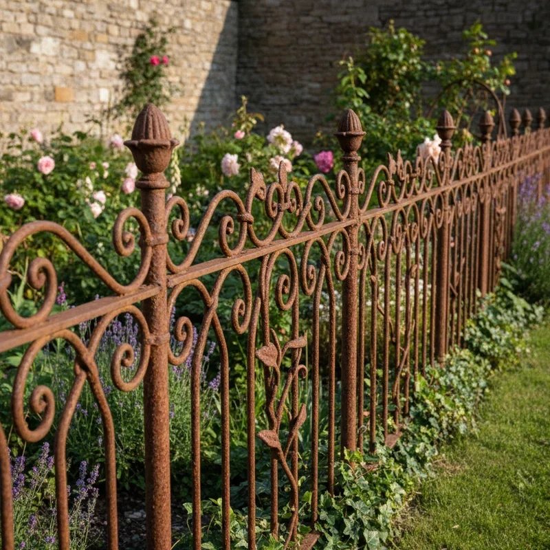 Metal Garden Fence Ideas