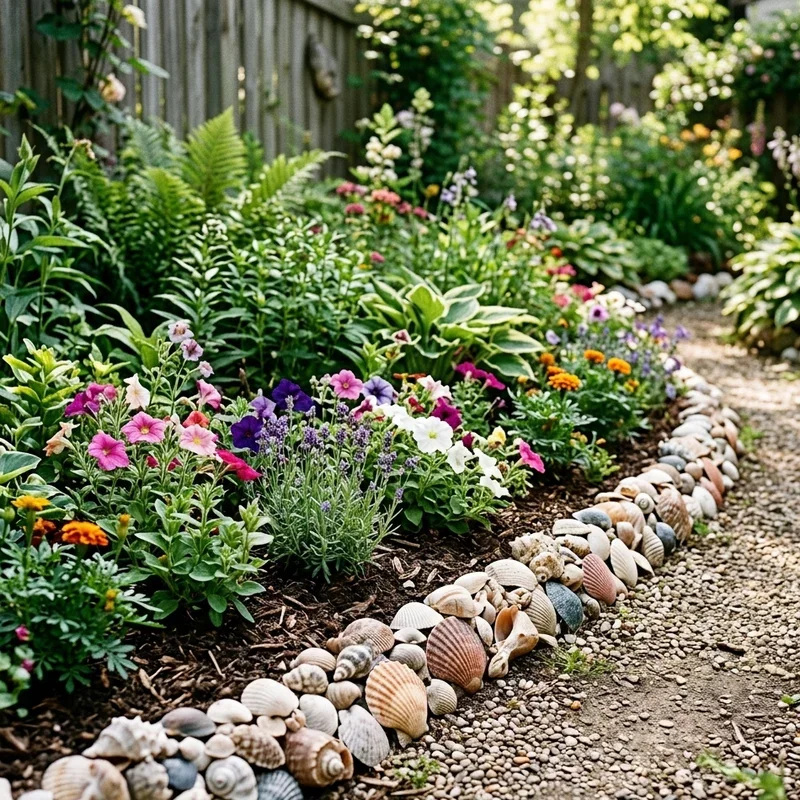 Seashell Garden Ideas