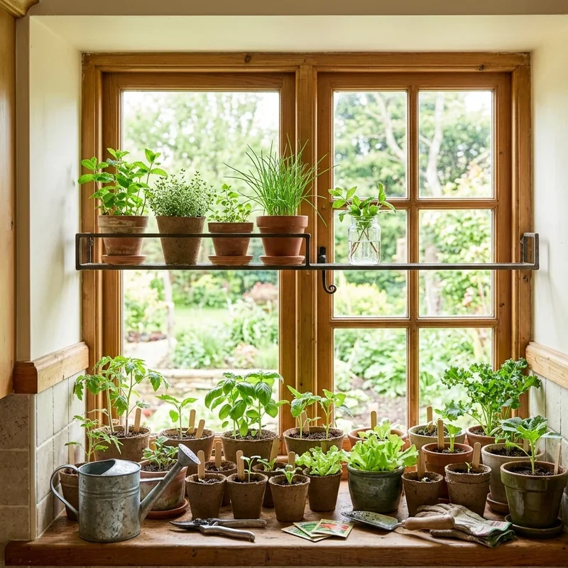 Kitchen Garden Window Ideas