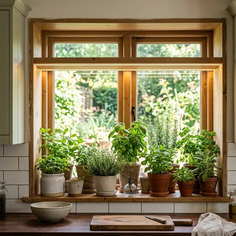 Kitchen Garden Window Ideas