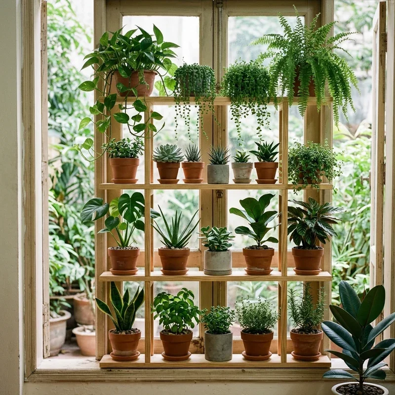 Indoor Window Garden Ideas