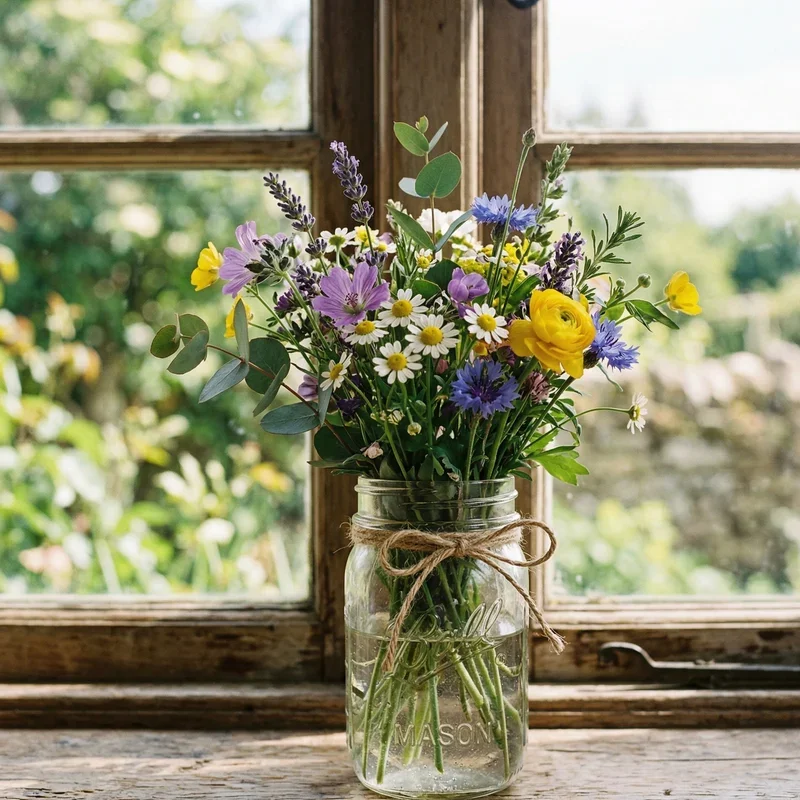 Mason Jar Flower Vase Ideas