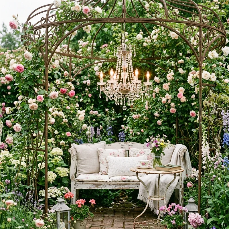 Romantic Shabby Chic Garden Ideas